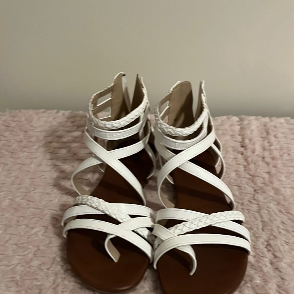 NEW White strappy sandal